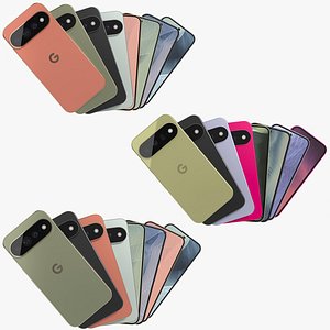 3D Google Pixel 11 Family Collection model