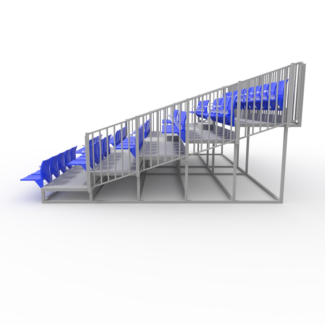 Bleachers 37 Model - TurboSquid 2360468
