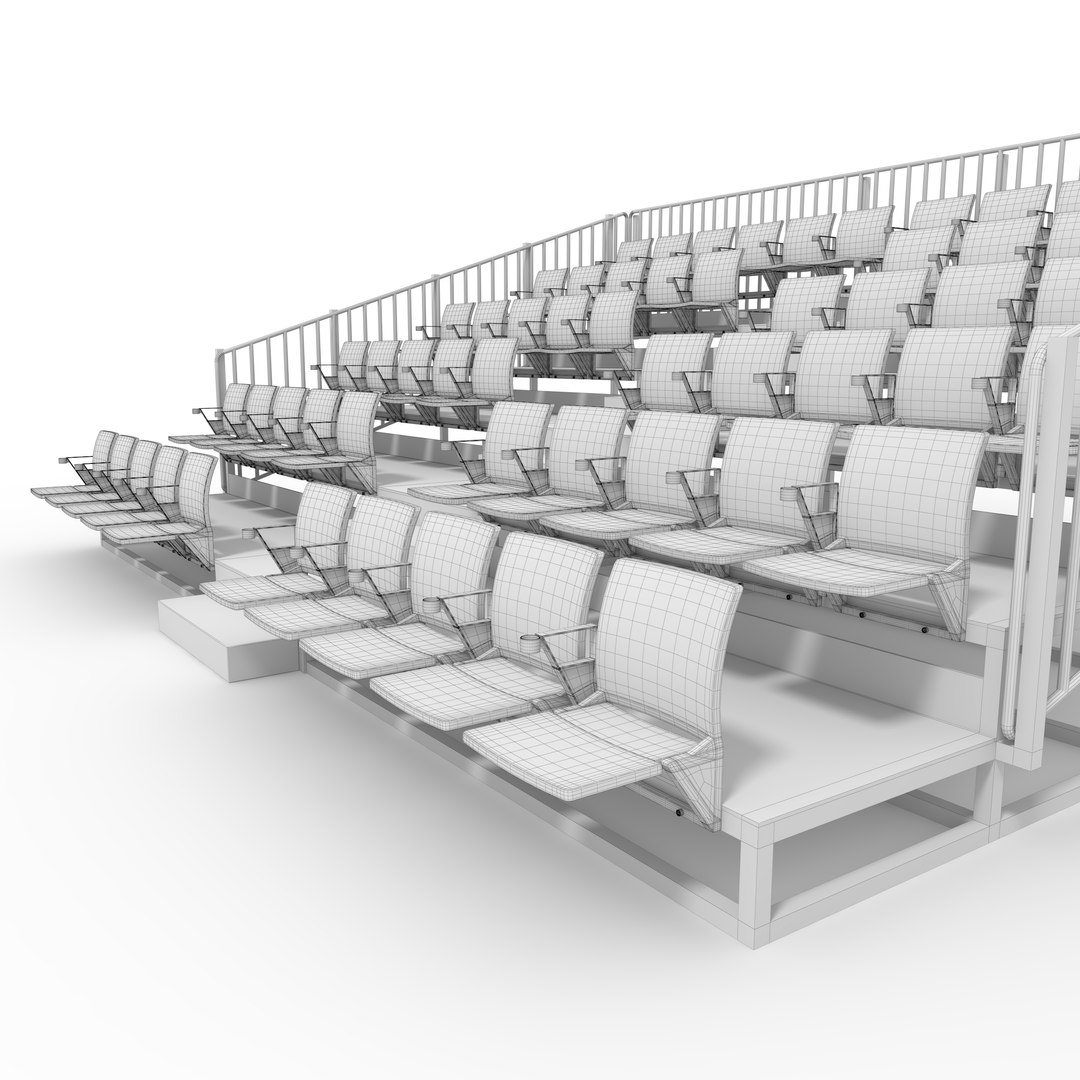 Bleachers 37 Model - TurboSquid 2360468