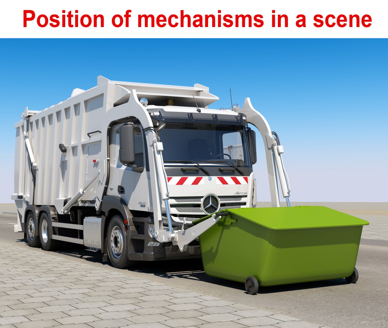 3D Antos Garbage Truck - TurboSquid 1240118