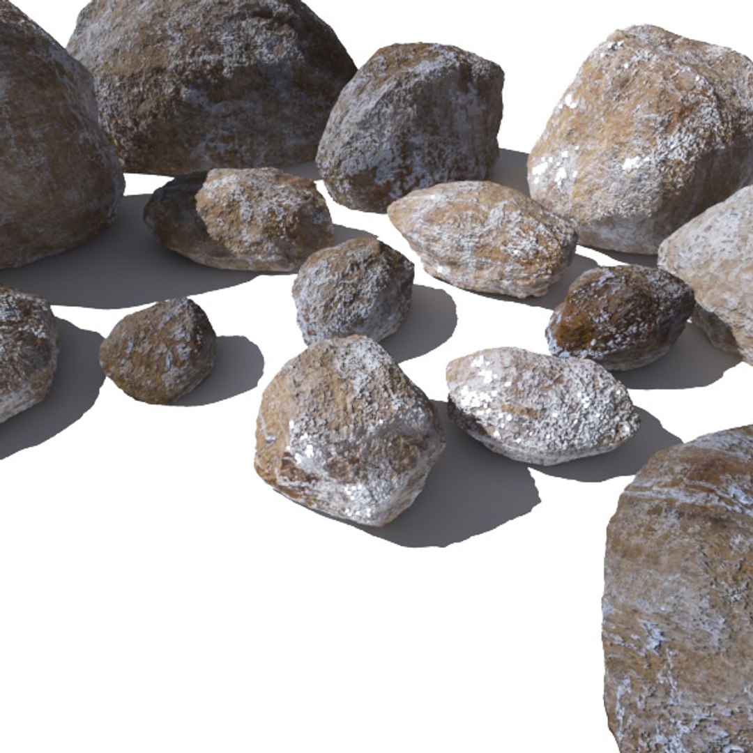 Smooth Rocks Stones - 3d Model