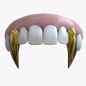 3D model Vampire Dentures - Fancy Accessory