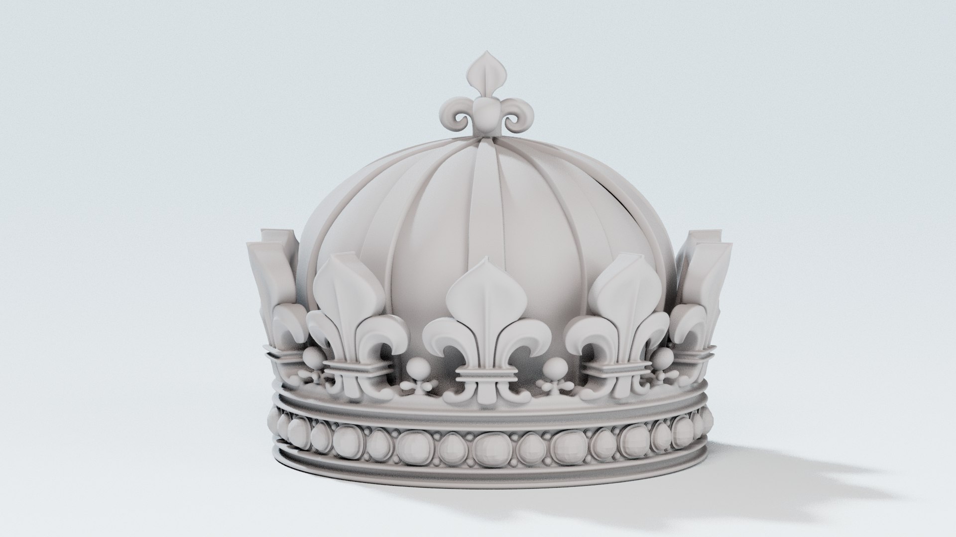 3D Louis XIV Crown - TurboSquid 2219986