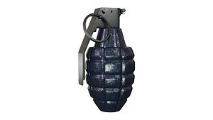 3D 3D Hand Grenade Model High Quality Low Poly model