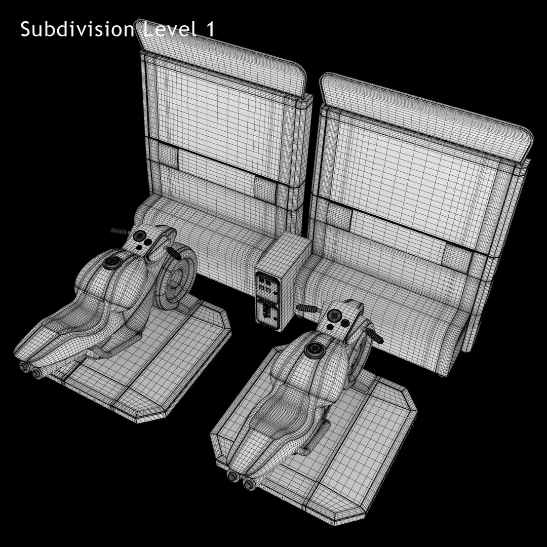 3d model simulator moto racing arcade machine
