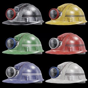 Mine Helmet 3D model