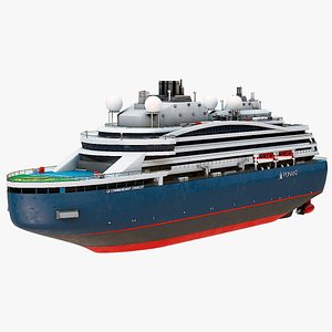 Ponant Cruise Icebreaker PBR - Le Commandant Charcot model