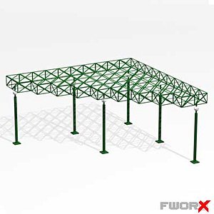 3d max entrance shed