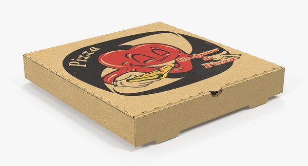 3D closed pizza box - TurboSquid 1398734