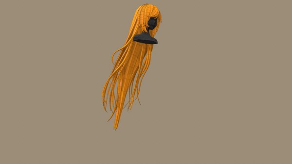 3D hair girl anime model - TurboSquid 1681918