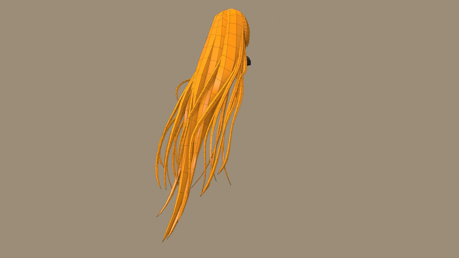 3D hair girl anime model - TurboSquid 1681918