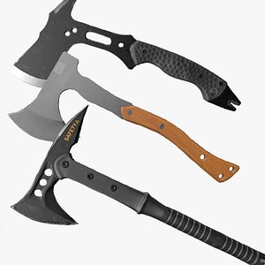 3D Realistic Axe bundle model