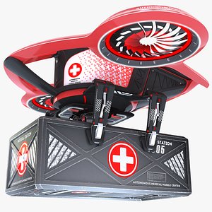 Drone medical to provide ambulance to victims