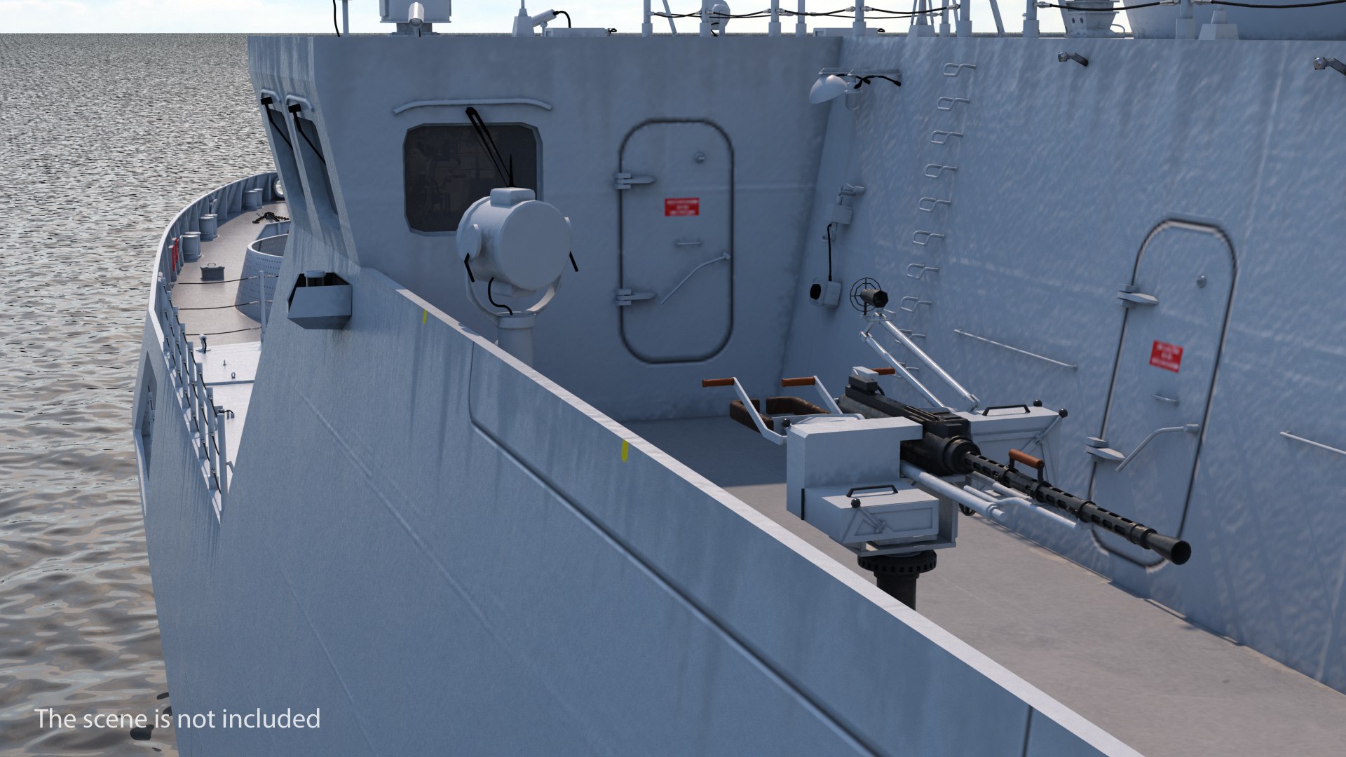 MTPU 14 5 mm Marine Machine Gun 3D model preview