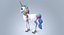Unicórnio Do Pônei Dos Desenhos Animados PBR (1)