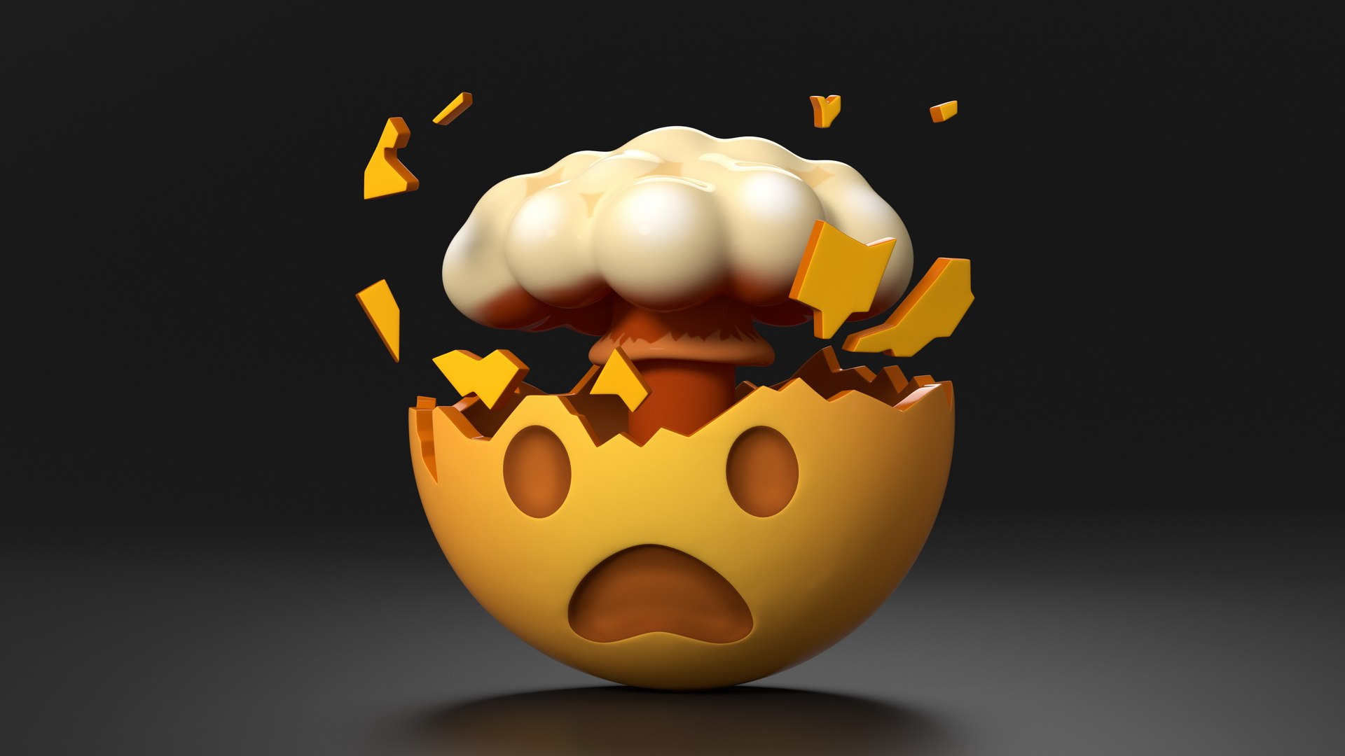 Emoji Exploding Head 3D - TurboSquid 2239280