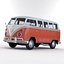 volkswagen type 2 3d model