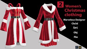 2women christmas clothing