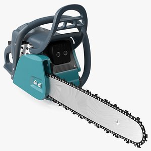 Professional Gas Chainsaw 3D model
