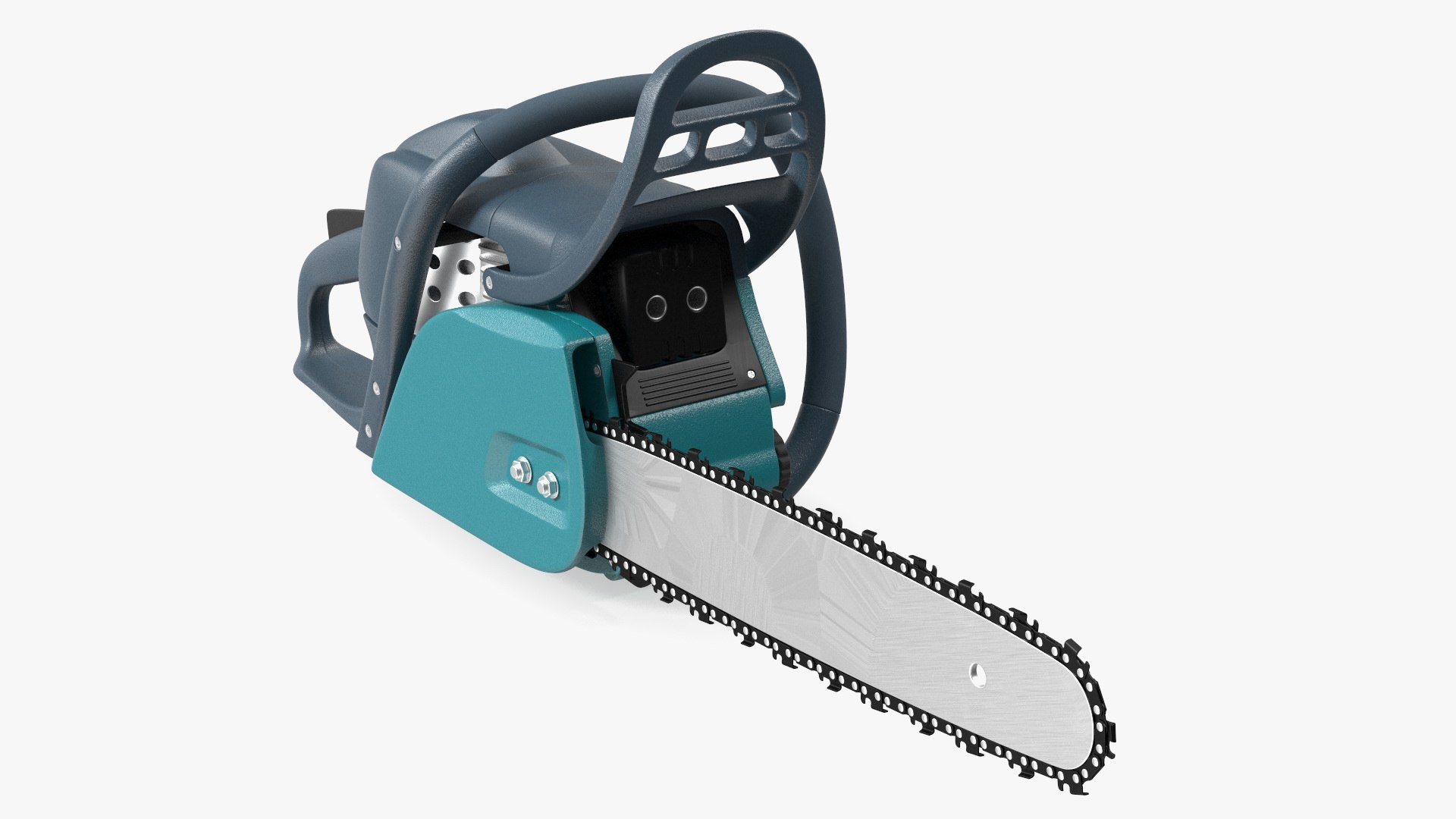Professional Gas Chainsaw 3D model preview