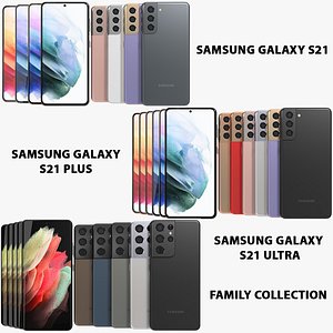 3D realistic samsung galaxy s21