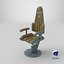 Sci-Fi Ergonomic Pilot Seat