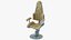 Sci-Fi Ergonomic Pilot Seat