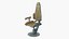 Sci-Fi Ergonomic Pilot Seat