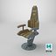 Sci-Fi Ergonomic Pilot Seat