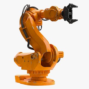 3D ABB IRB 7600 industrial Robot model