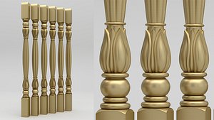 Carved Baluster model