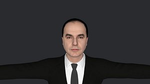 Bajram Begaj  Hyper Realistic Full Body Fully Rigged 3D Character model