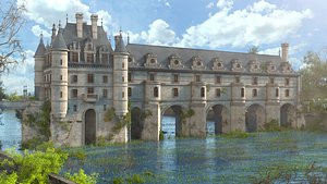 Chateau de Chenonceau model