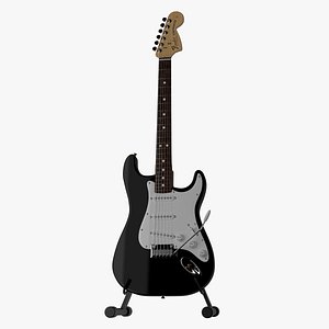Fender Stratocaster with Stand