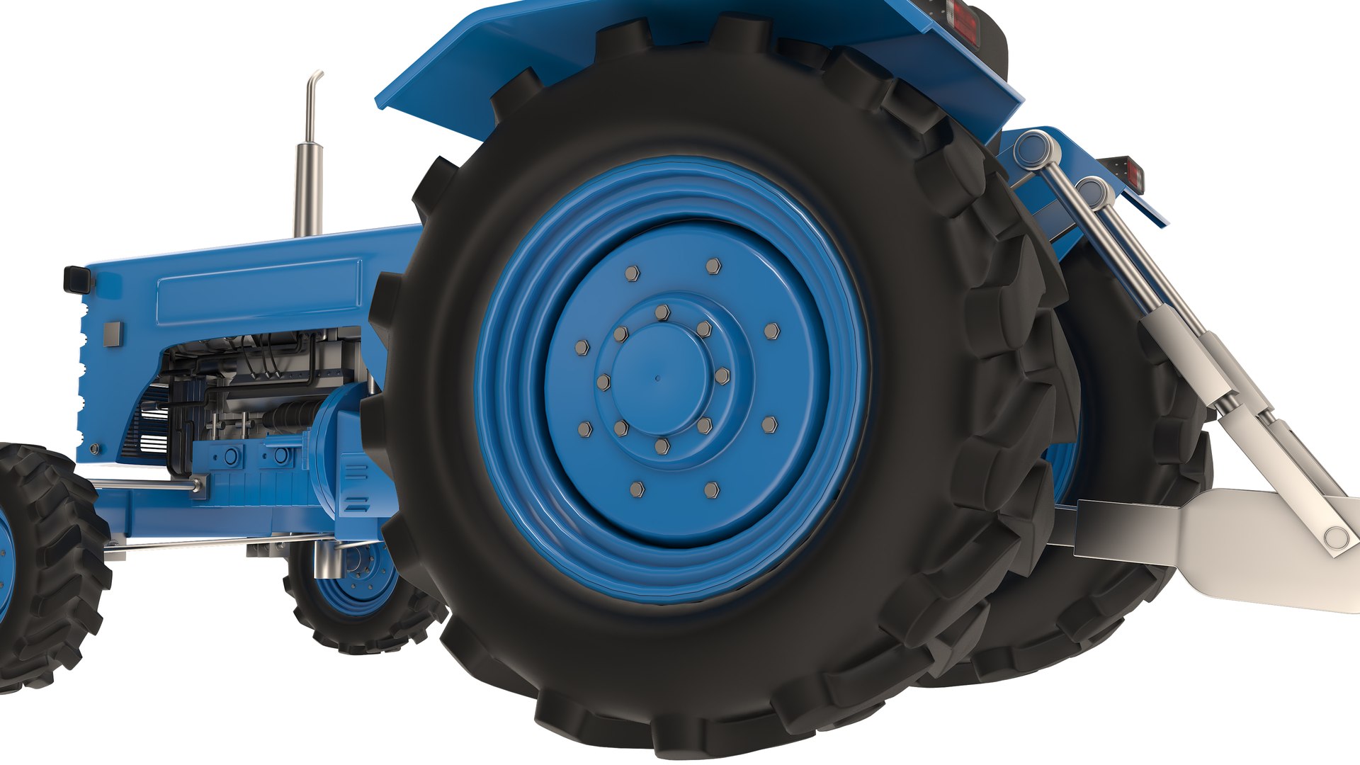 Farm Tractor 3D Model - TurboSquid 2238145