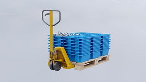 Hand Pallet Truck 3D model