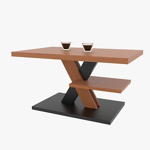3D coffee table model