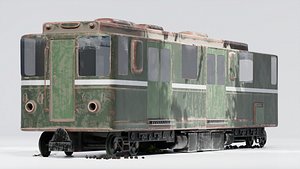 Realistic Abandoned Train