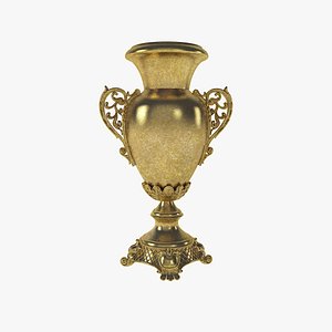 3D model Golden Vase3