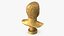 Busto dorado de Zelensky