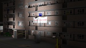 Zombie Infected Building Estate