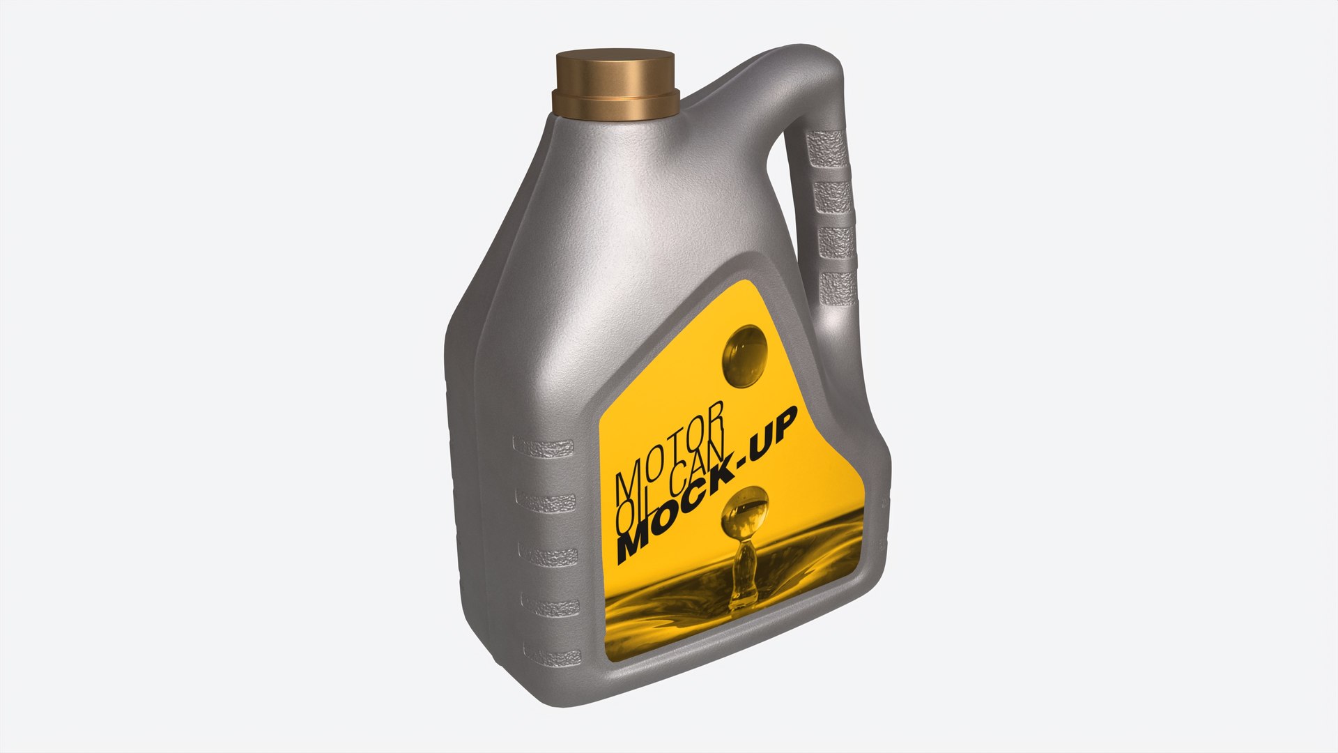 Motor Oil Can Mockup 3D Model TurboSquid 2118948