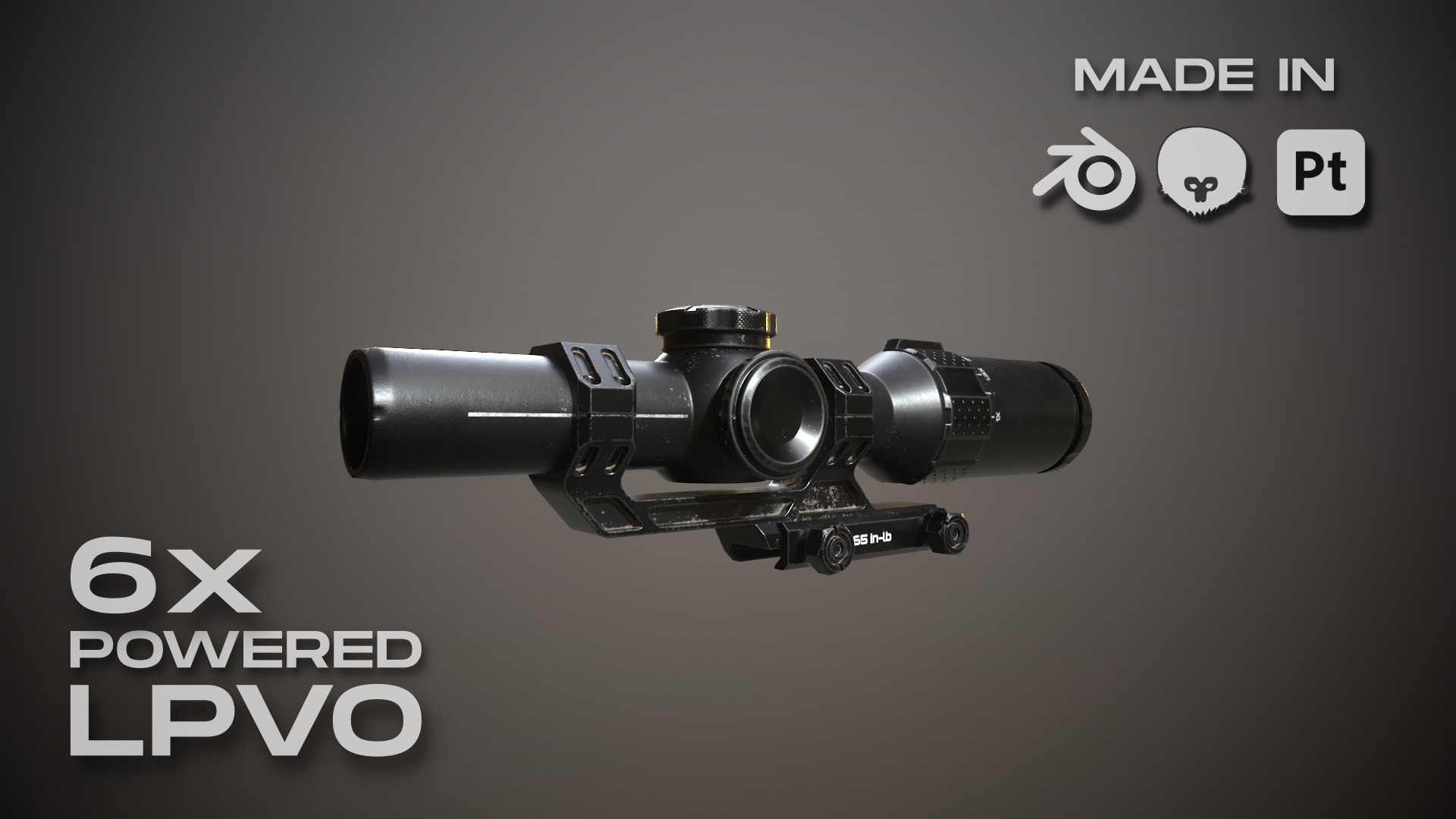 SIG Tango 6T Scope LPVO 3D Model - TurboSquid 2216968