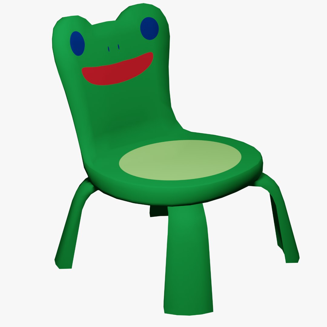 3d Model Animal Crossing Frog Chair Free Froggy Chair 3D Model