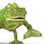 3d model chameleon pose 3