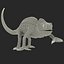 3d model chameleon pose 3