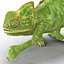 3d model chameleon pose 3