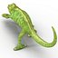 3d model chameleon pose 3
