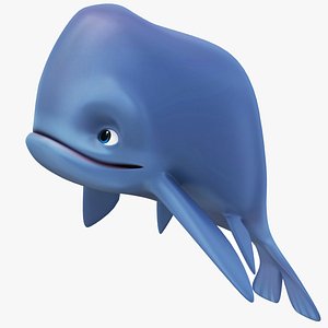Cartoon Sperm Whale
