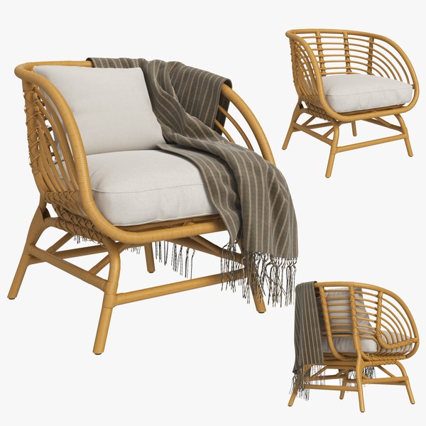 3D IKEA Buskbo Armchair TurboSquid 2143330